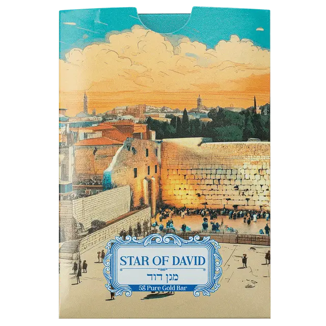 2025 PAMP Star of David 5g Gold Bar