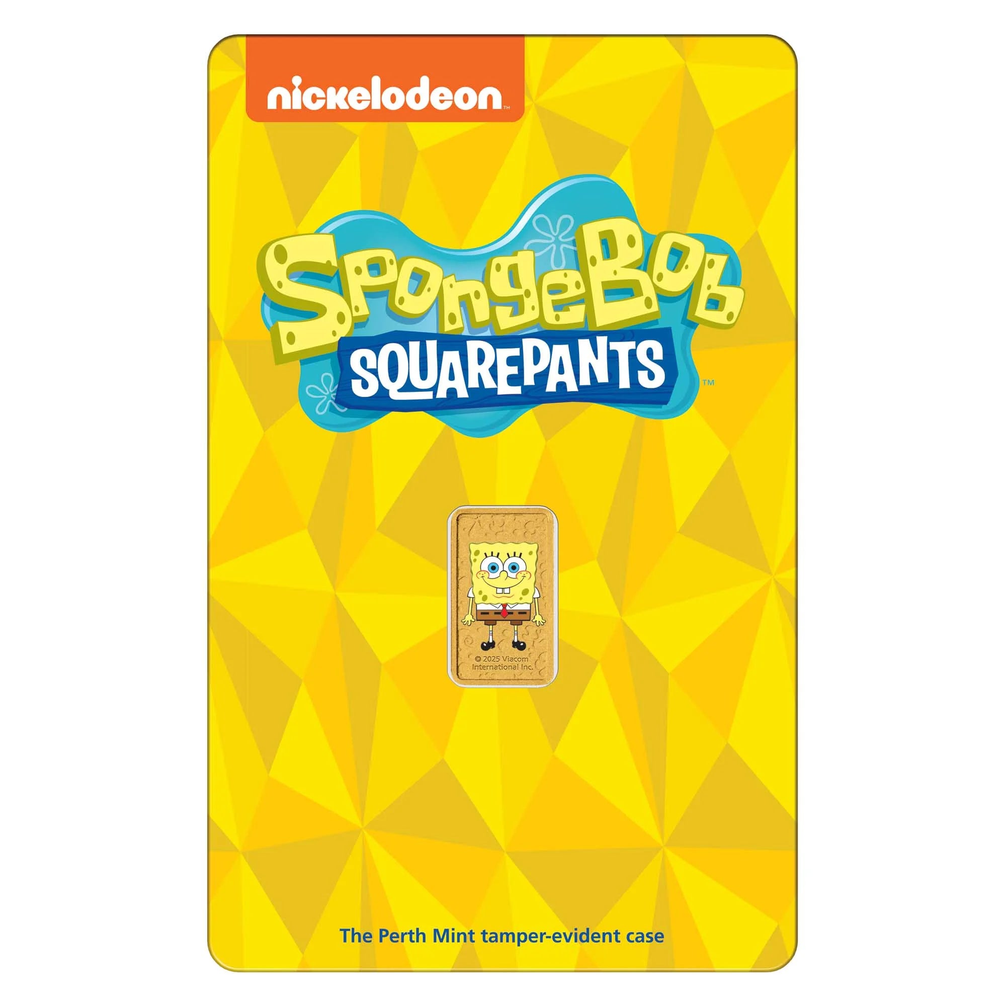 SpongeBob SquarePants 1g Gold Coloured Minted Bar (PRE ORDER SHIPPING LATE NOVEMBER)