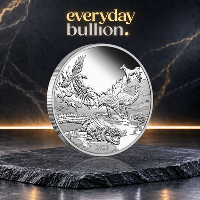 Wonders of Australia: The Outback 2026 1oz .9999 Fine Silver BU Coin in Capsule – Perth Mint
