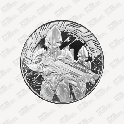 2024 Samoa Alien 1 oz Silver Coin – Alien Battle Series | .999 Fine Silver