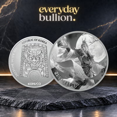 Zi Lepus – The Twelve Guardians 2023 1 Clay 1oz .999 Fine Silver BU Medal – KOMSCO