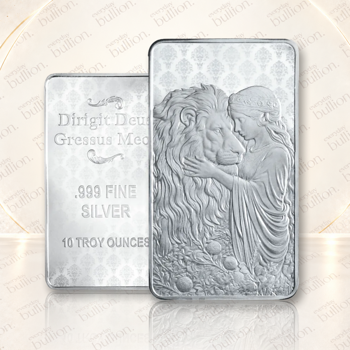 2024 Una & the Lion 10oz .999 Silver Minted Bar in Protective Packaging – United States – Sunshine Minting