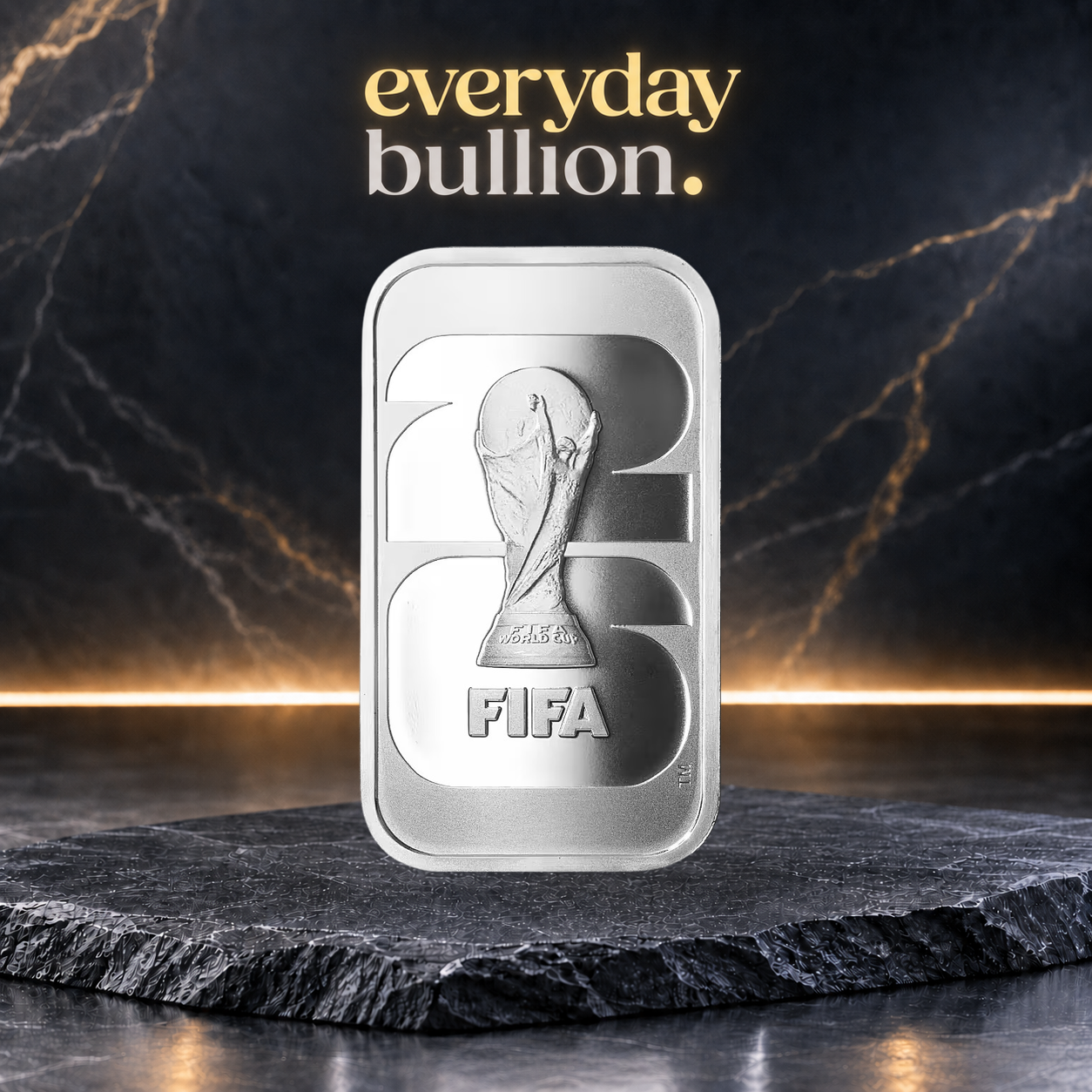 FIFA World Cup 2026™ 1oz .999 Fine Silver Bullion Bar – SilverTowne Mint