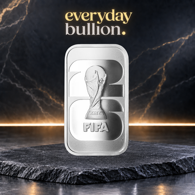 FIFA World Cup 2026™ 1oz .999 Fine Silver Bullion Bar – SilverTowne Mint