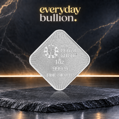Britannia & Liberty 1oz .9999 Fine Silver Bullion Bar in Seal – The Royal Mint