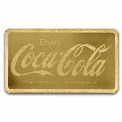 PAMP - 1/2 gram Gold Bar in TEP - Coca-Cola®