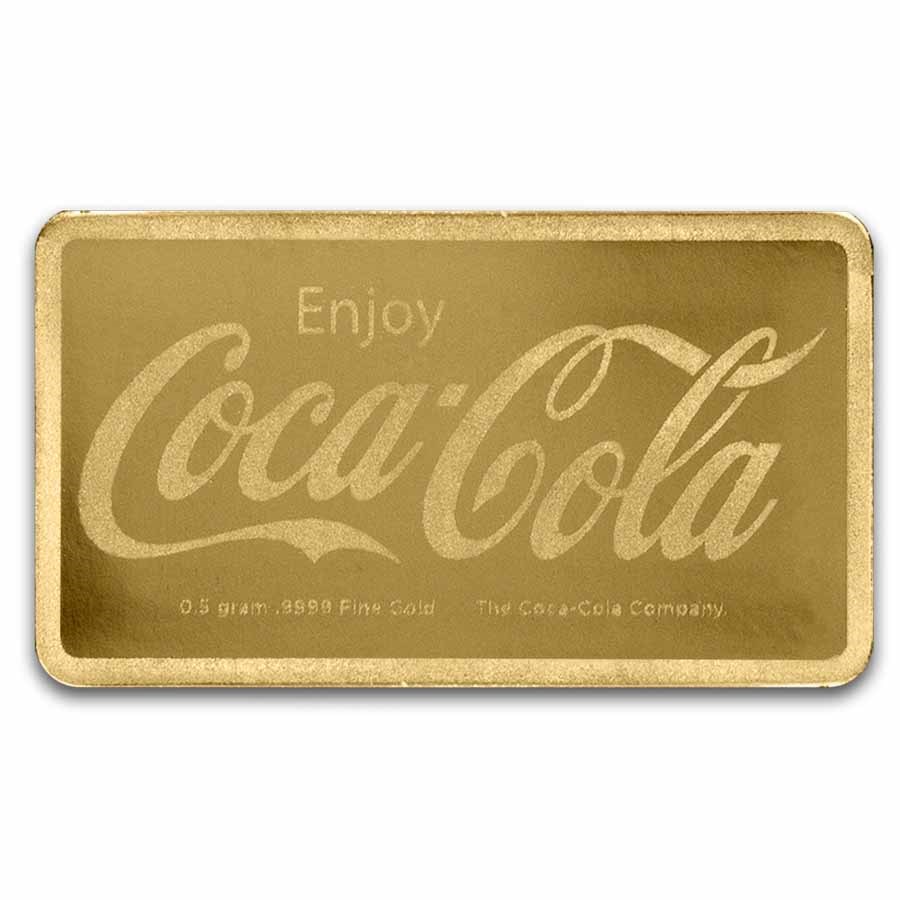PAMP - 1/2 gram Gold Bar in TEP - Coca-Cola®