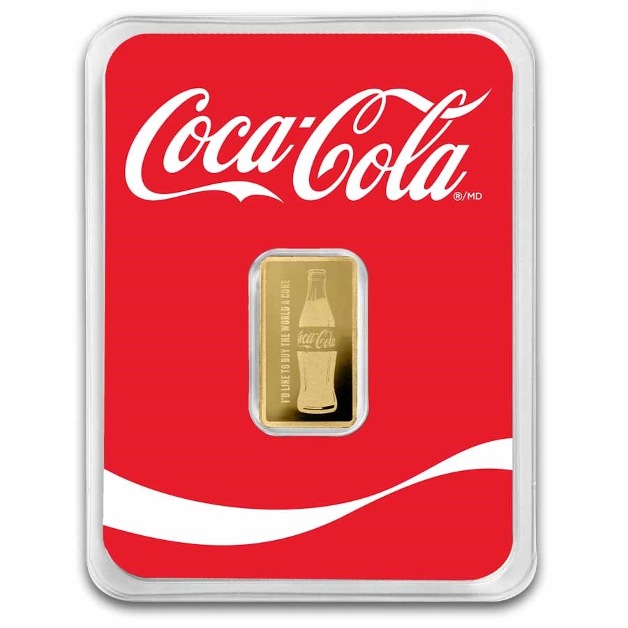 PAMP - 1/2 gram Gold Bar in TEP - Coca-Cola®