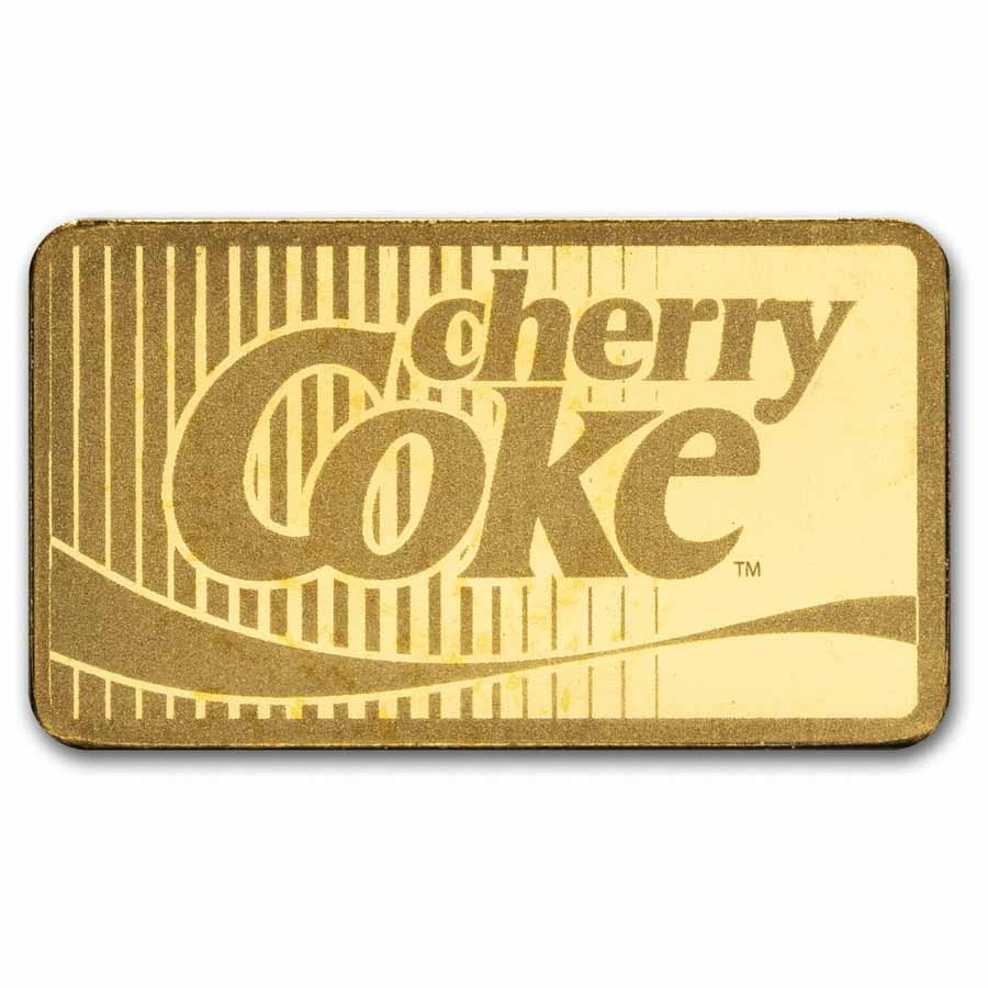 1 gram Gold Bar in TEP - Coca-Cola® Cherry Coke(SHIPPING EARLY NOVEMBER)