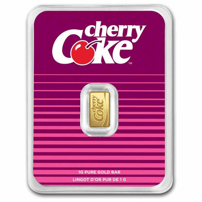 1 gram Gold Bar in TEP - Coca-Cola® Cherry Coke(SHIPPING EARLY NOVEMBER)