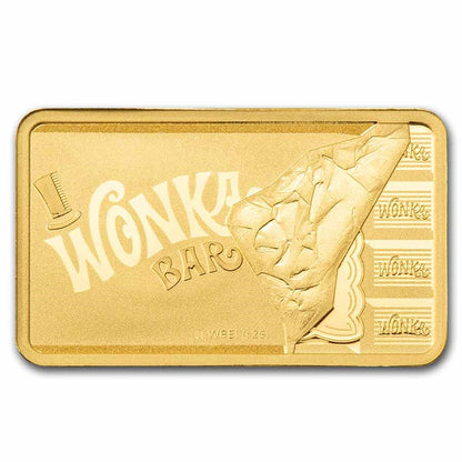 PAMP - 1 gram Gold Bar - PAMP Willy Wonka Bar (PRE ORDER EST LATE DECEMBER)