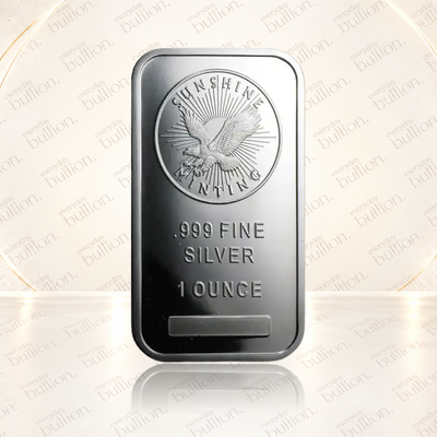 1oz .999 Fine Silver MintMark SI Bar in Sealed Packaging - USA - Sunshine Minting