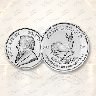 2026 Krugerrand 1oz .999 Silver Bullion Coin in Coin Flip – South Africa – South African Mint