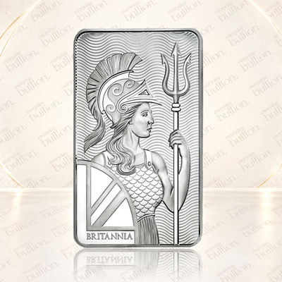 Britannia 10oz .999 Silver Minted Bar – United Kingdom – The Royal Mint