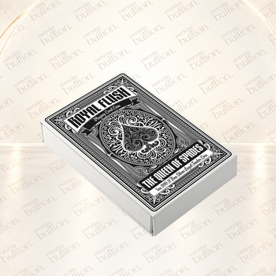 2026 Royal Flush Queen of Spades 1oz .9999 Fine Silver Shaped Coin – PAMP