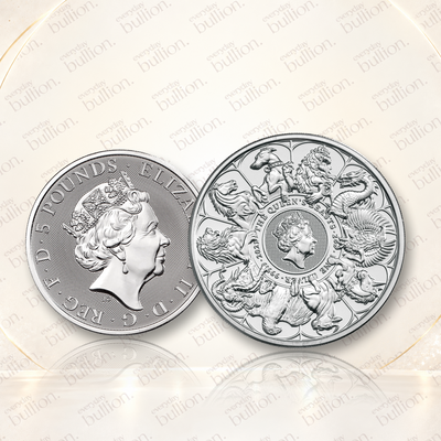 The Queen’s Beasts Completer 2021 £5 2oz .9999 Silver Bullion Coin – UK – The Royal Mint