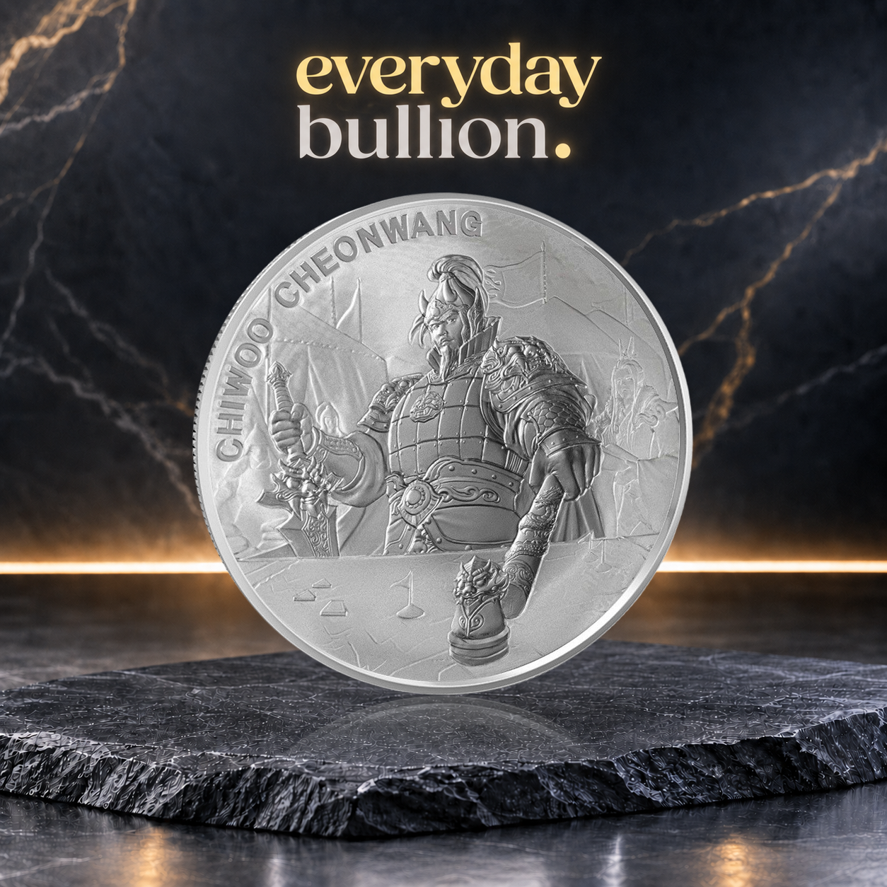 Chiwoo Cheonwang 2023 1 Clay 1oz .999 Fine Silver BU Medal – KOMSCO