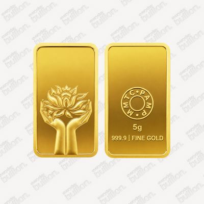 5g Pamp Lotus Gold Bar