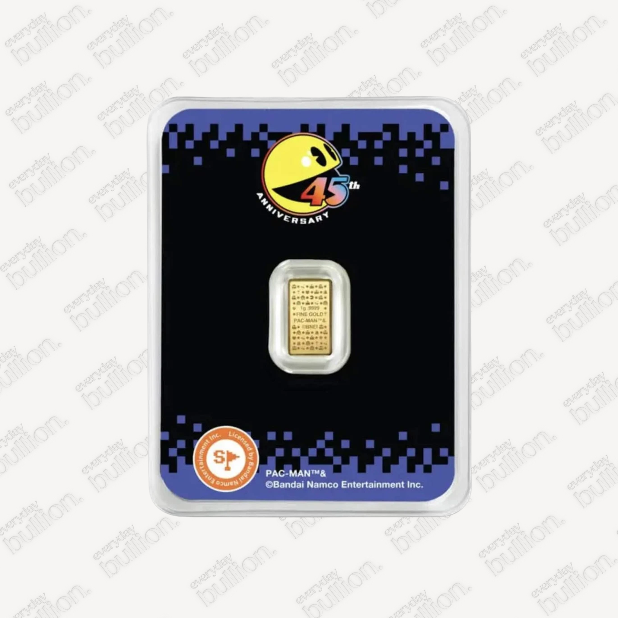 1 gram Gold Bar - PAC-MAN 45th Anniversary in TEP