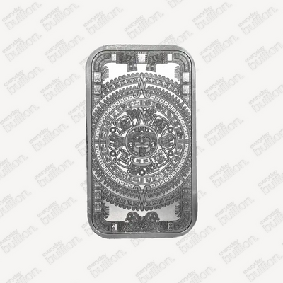 Aztec Calendar 1oz Silver Bar