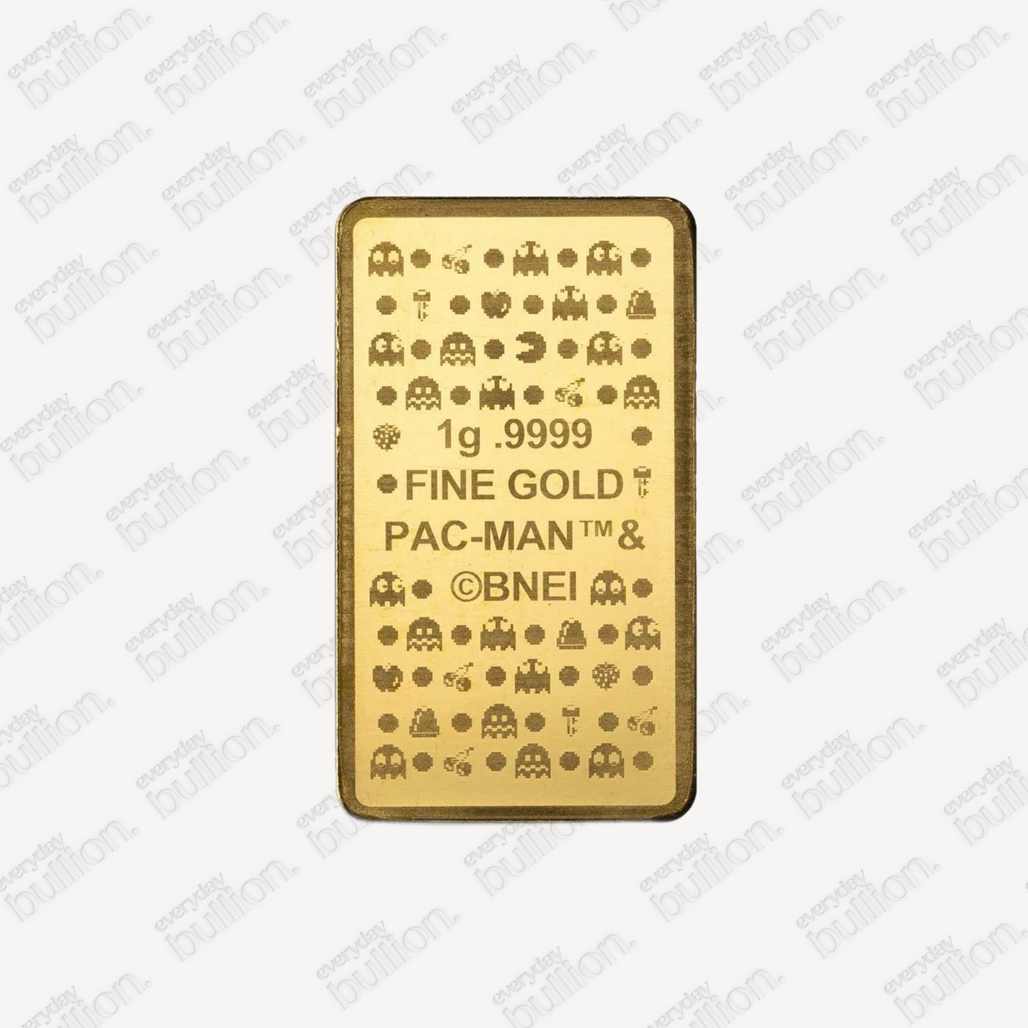 1 gram Gold Bar - PAC-MAN 45th Anniversary in TEP
