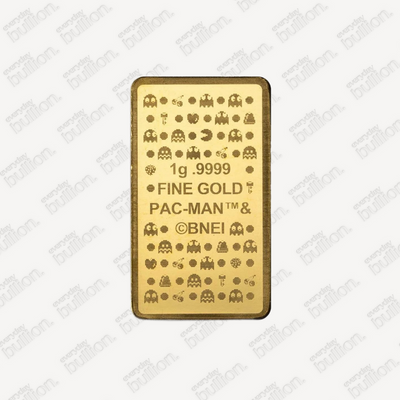 1 gram Gold Bar - PAC-MAN 45th Anniversary in TEP