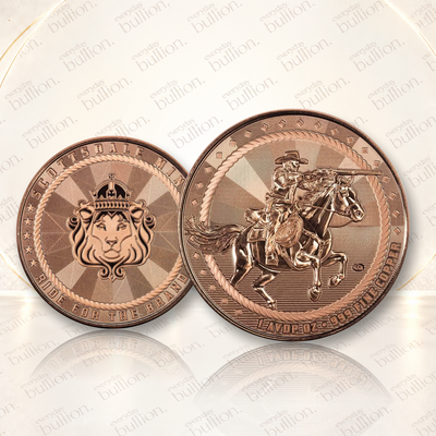 Scottsdale Cowboy Rifleman 1 AVDP oz .999 Copper Round - USA - Scottsdale Mint