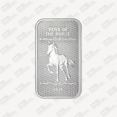 1 oz 2026 Lunar Year of the Horse Proof Silver Bar | PAMP Suisse