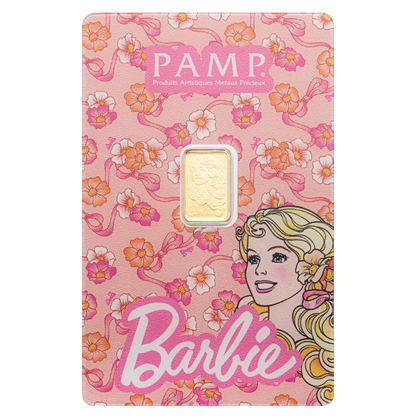 PAMP Suisse Barbie™ 1 Gram Gold Bar