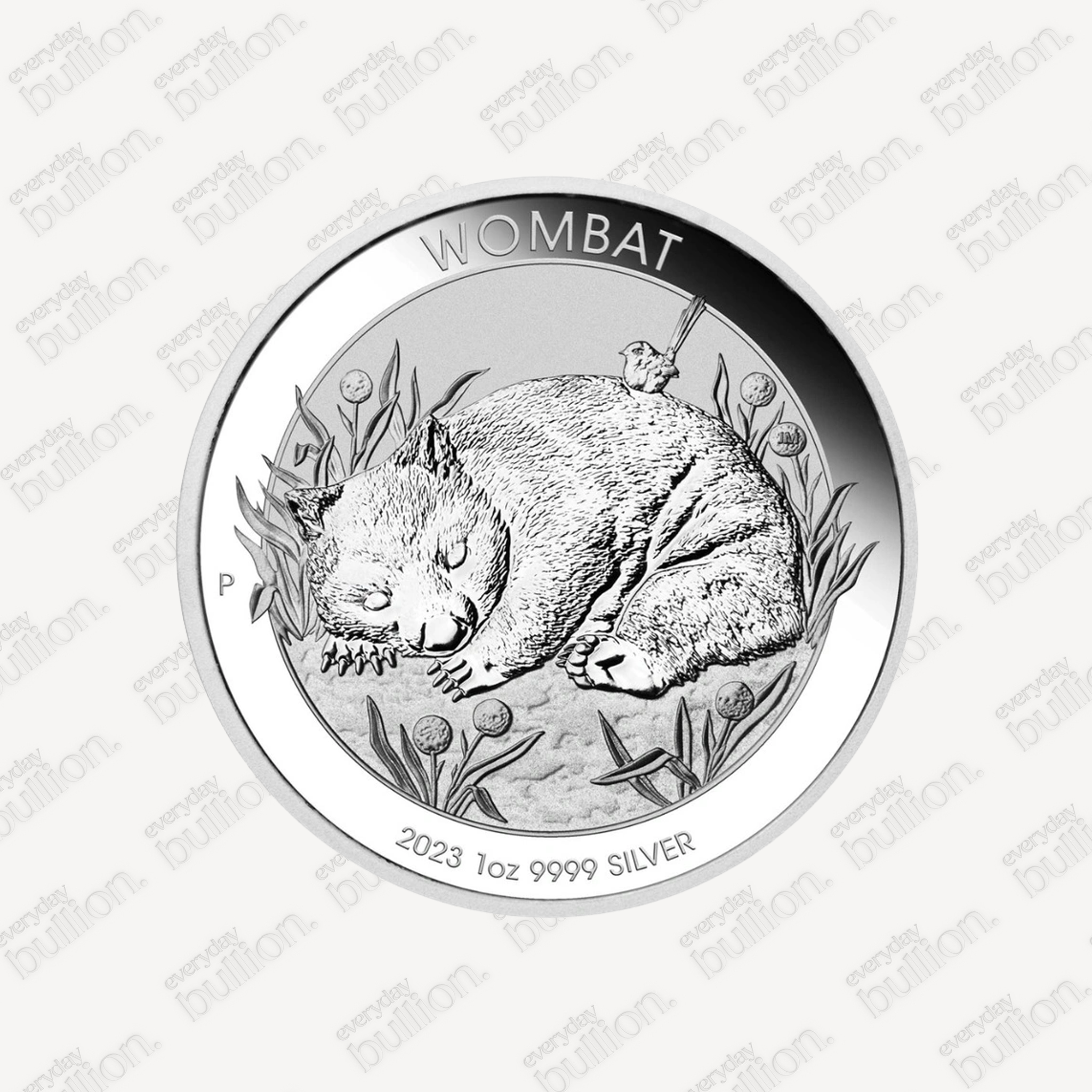 1oz Silver Perth Mint Wombat 2023 Round