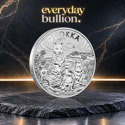 Australian Quokka 2024 1 oz Silver BU Coin in Capsule - Australia - Perth Mint
