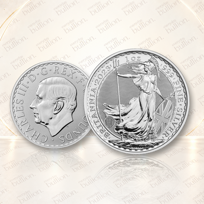 2023 Britannia King Charles III £2 1oz .999 Silver Bullion Coin – United Kingdom – The Royal Mint