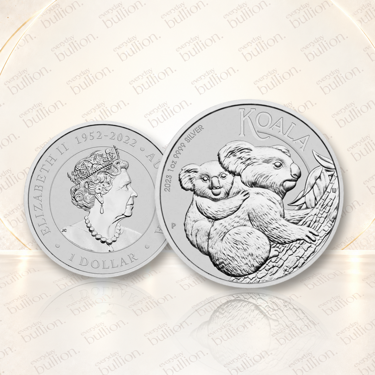 2023 Australian Koala 1oz .9999 Fine Silver Bullion Coin in Capsule – Australia – The Perth Mint