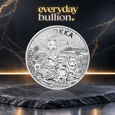 Australian Quokka 2024 1 oz Silver BU Coin in Capsule - Australia - Perth Mint