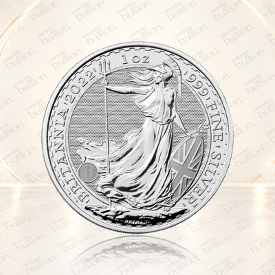 2022 Britannia 1oz .999 Silver Coin – United Kingdom – The Royal Mint