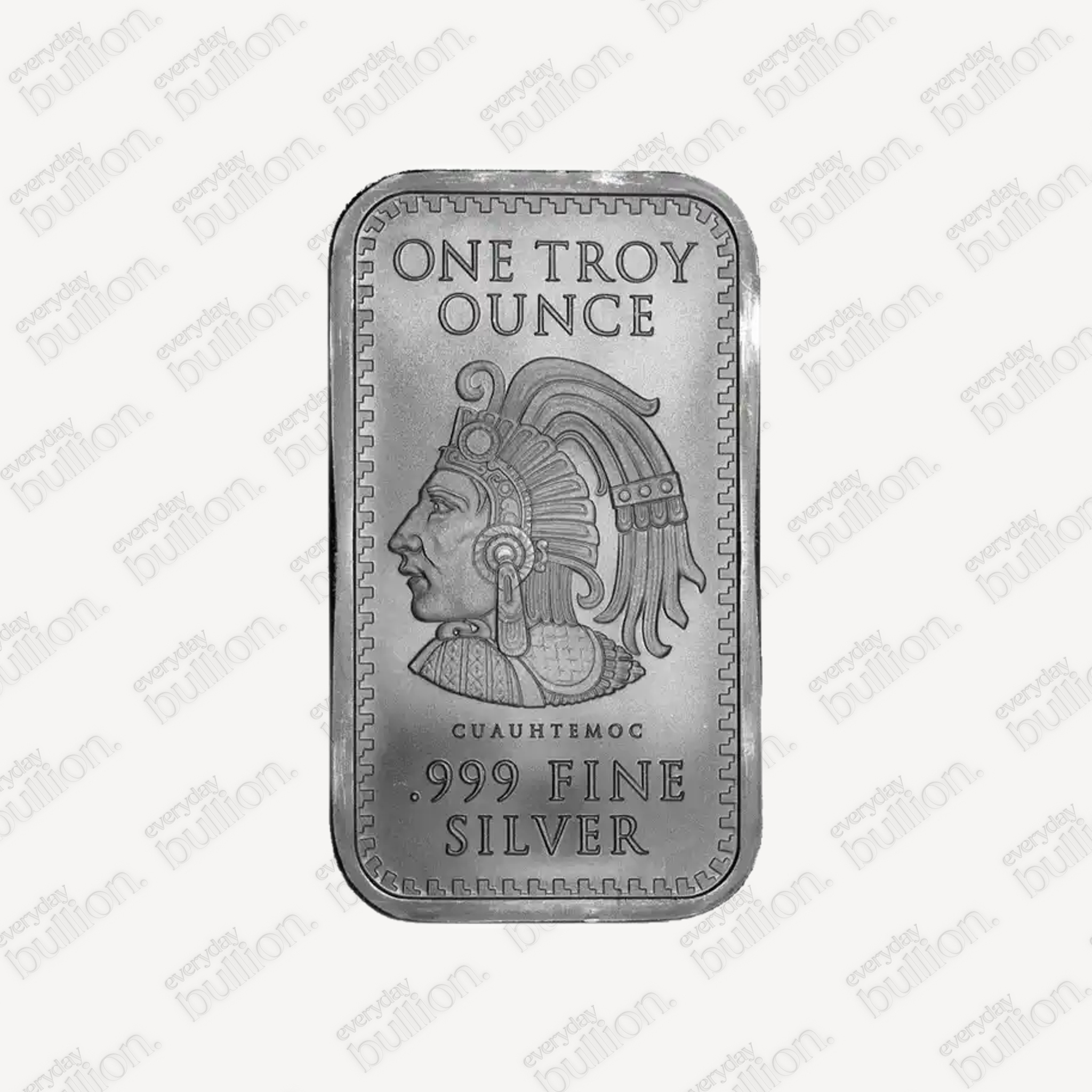 Aztec Calendar 1oz Silver Bar
