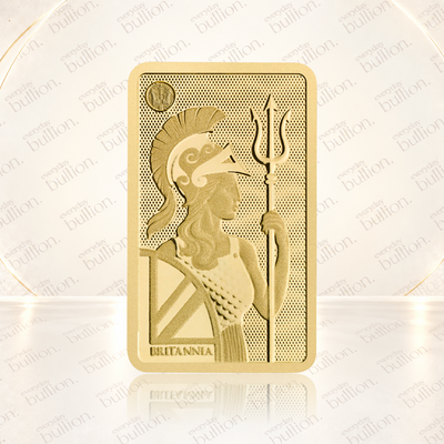 Britannia 1g .9999 Gold Minted Bar in Ultra Secure CertiCard - United Kingdom - The Royal Mint