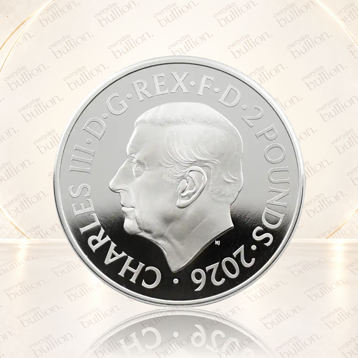 2026 Britannia Cherry Blossom Privy £2 1oz Silver Proof Coin – United Kingdom – The Royal Mint