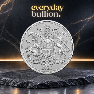 Royal Arms 2026 1oz .999 Fine Silver Bullion Coin – The Royal Mint