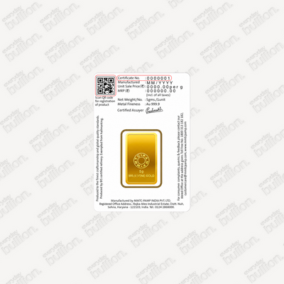 5g Pamp Lotus Gold Bar