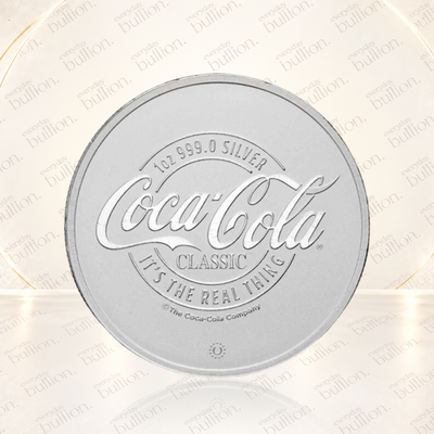 Coca-Cola® Polar Bears Night Sky 1oz .999 Fine Silver Colourised Round in TEP – APMEX