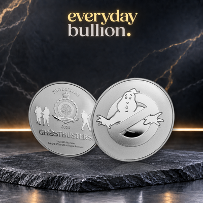 Ghostbusters™ No Ghost Logo 2024 1oz .999 Fine Silver BU Coin in Capsule – New Zealand Mint