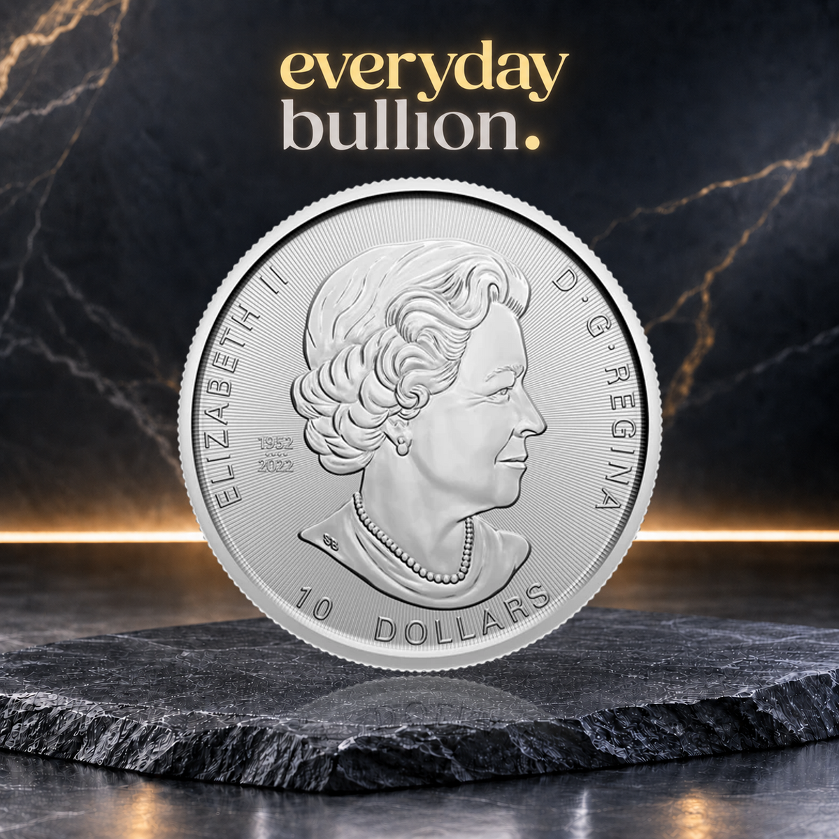 Canadian Twin Maples 2023 $10 2oz .9999 Silver Bullion Coin – Royal Canadian Mint
