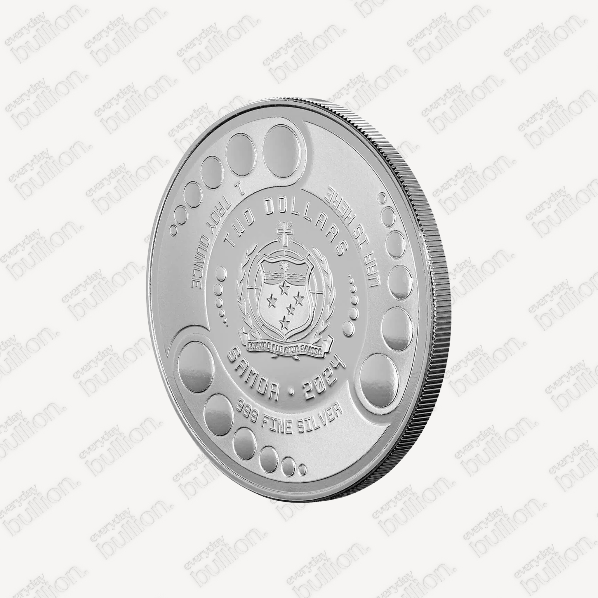 2024 Samoa Alien 1 oz Silver Coin – Alien Battle Series | .999 Fine Silver