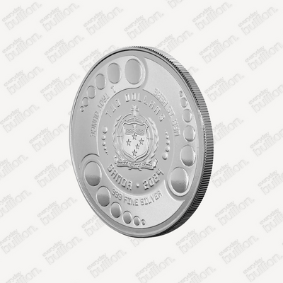 2024 Samoa Alien 1 oz Silver Coin – Alien Battle Series | .999 Fine Silver