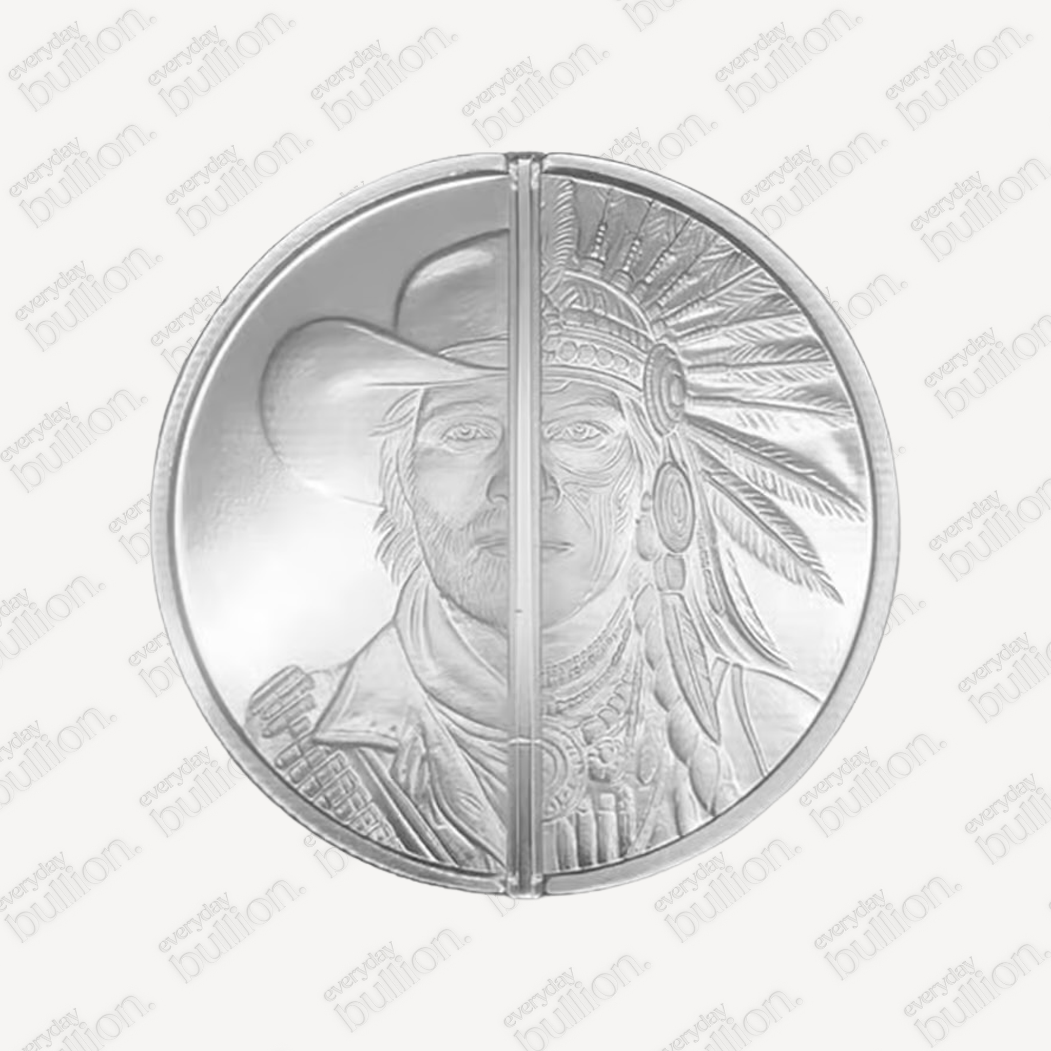 1 oz Western Warrior – Divisible .999 Silver Round