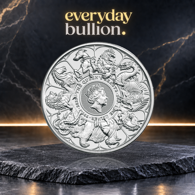 The Queen’s Beasts Completer 2021 £5 2oz .9999 Silver Bullion Coin – UK – The Royal Mint