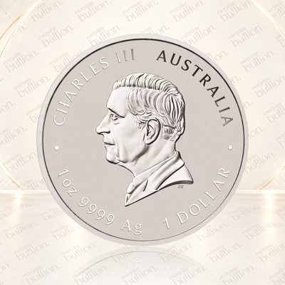 2025 Australia Double Phoenix Red & Gold 1oz .9999 Silver Coloured BU Coin in Capsule – Australia - The Perth Mint