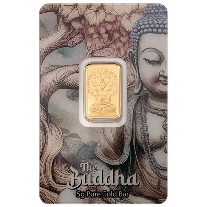 PAMP - 5 gram Gold Bar - The Buddha
