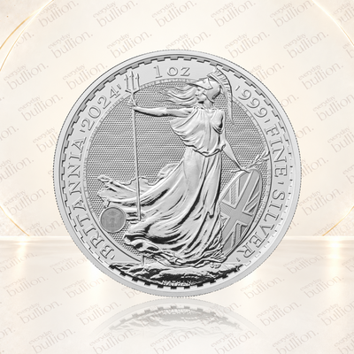 2024 Britannia 1oz .999 Silver Bullion Coin in Flip – United Kingdom – The Royal Mint